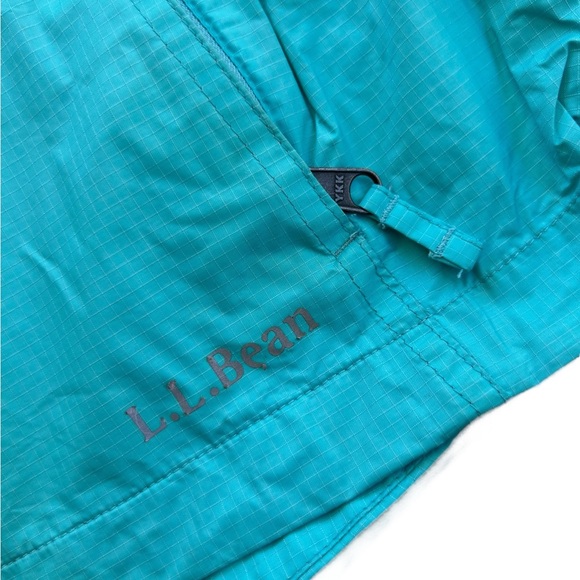 L.L. Bean blue Windbreaker/light‎ jacket girls size 14/16 - Picture 4 of 7